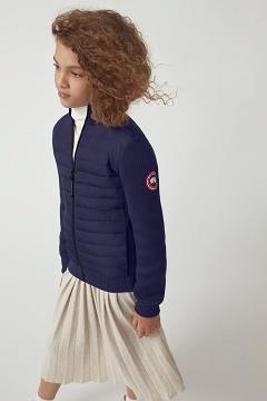 Chamarras Canada Goose Niños Mexico - HyBridge Chaqueta De Plumas Azul Marino IL2513746